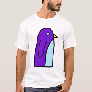 Camiseta Pinguim roxo