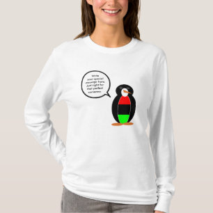 Camiseta Pinguim Sra Personalizado Diáspora Africana Faland