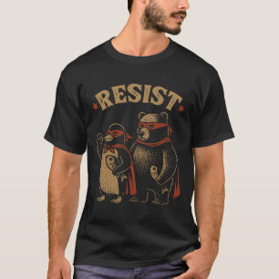 Camiseta Pinguim Urso Pinguim Para Cima Resiste Pinguins En