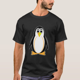 Camiseta Pinguin Cute Colorir Animal Ártico 1