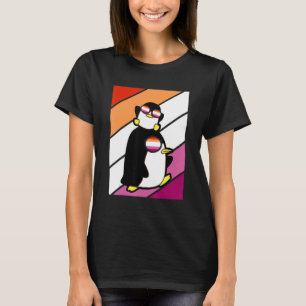 Camiseta Pinguin Pride Lésbica Bandeira LGBTQ Orgulho de Al