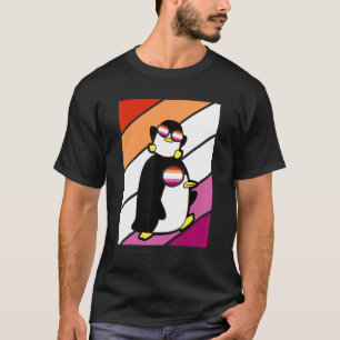 Camiseta Pinguin Pride Lésbica Bandeira Lgbtq Orgulho de Al