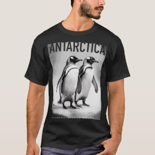 Camiseta Pinguins Antárticos O Continente Internacional