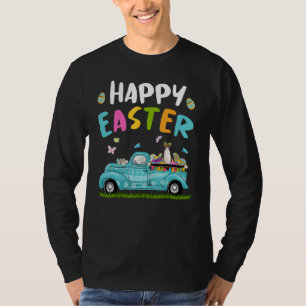 Camiseta Pinguins Bonitos Com Coelhinhos De Ovos Caminhão D