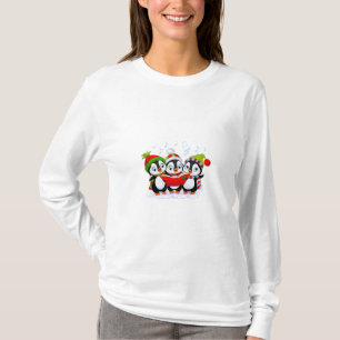 Camiseta Pinguins Caroling Christmas