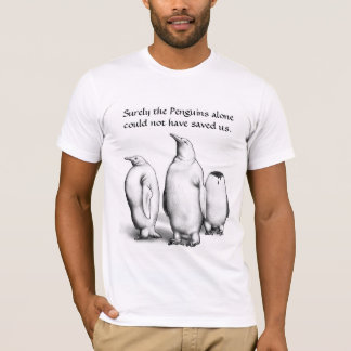 Camiseta Pinguins cegos, nas montanhas da loucura T