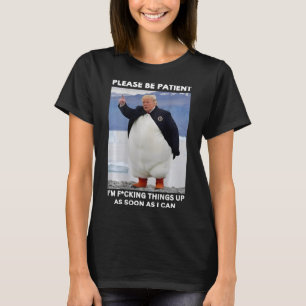 Camiseta Pinguins contra Tarifas Anti-Trump