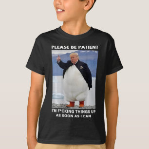 Camiseta Pinguins contra Tarifas Anti-Trump