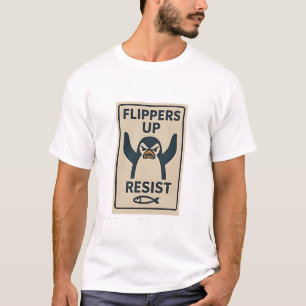 Camiseta Pinguins contra Tarifas Anti Trump Garden Flag