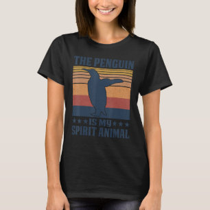 Camiseta Pinguins Crianças O Pinguim É Meu Animal Espírito