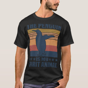 Camiseta Pinguins Crianças O Pinguim É Meu Animal Espírito
