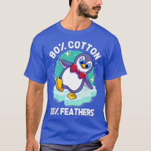 Camiseta Pinguins Cute Penguin 80 Algodão 20 Penas1