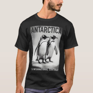 Camiseta Pinguins da Antártica O Continente Internacional