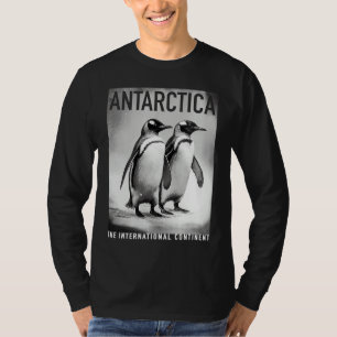Camiseta Pinguins da Antártida O Continente Internacional