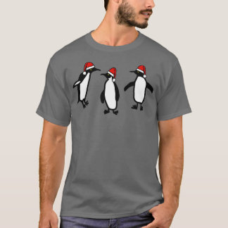 Camiseta Pinguins de dança de Natal