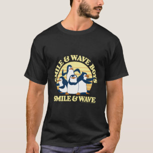 Camiseta Pinguins De Madagáscar sorriem E Ondam Texto Pós-P