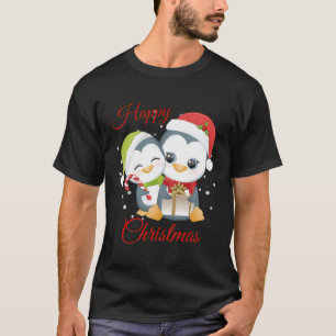 Camiseta Pinguins de Natal