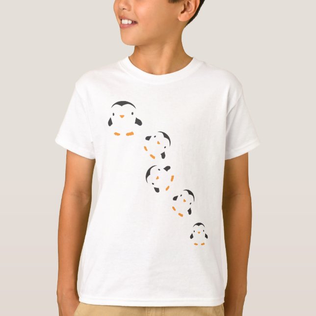 Camiseta Pinguins de queda (Frente)