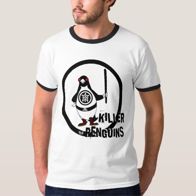 CAMISETA PINGUINS DO ASSASSINO (Frente)