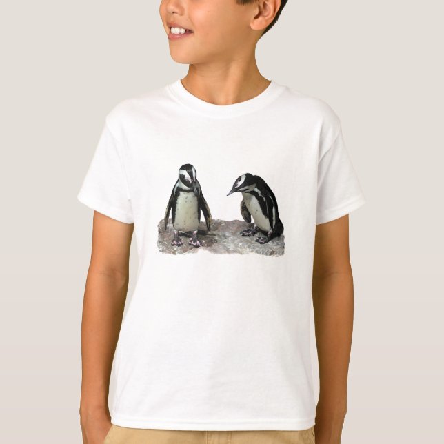 Camiseta Pinguins dos miúdos (Frente)
