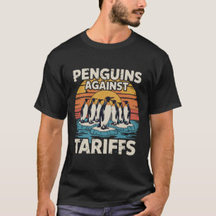 Camiseta Pinguins Engraçados Contra Tarifas Anti Tarifas Pe