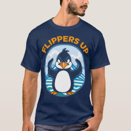 Camiseta Pinguins Engraçados Ouviram Tarifas de Ilhas