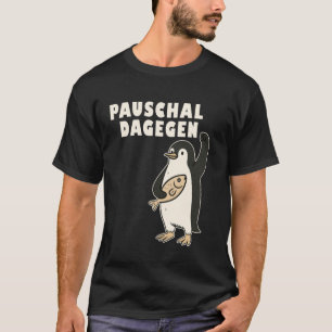 Camiseta Pinguins Engraçados Resistem Pinguins Protestam Co