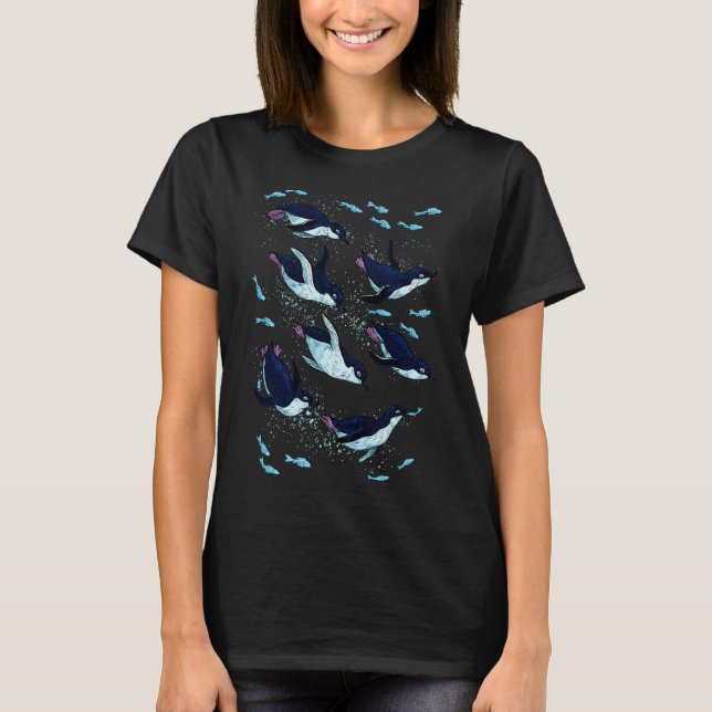 Camiseta Pinguins Fada Pequenos (Frente)