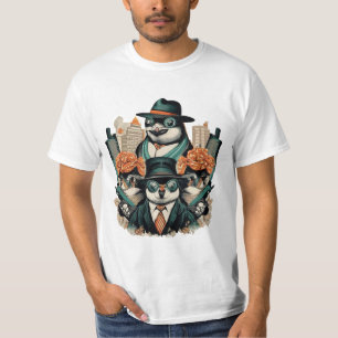 Camiseta Pinguins Gangsters