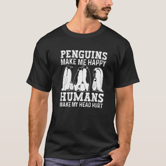 Camiseta Pinguins me fazem feliz (Frente)