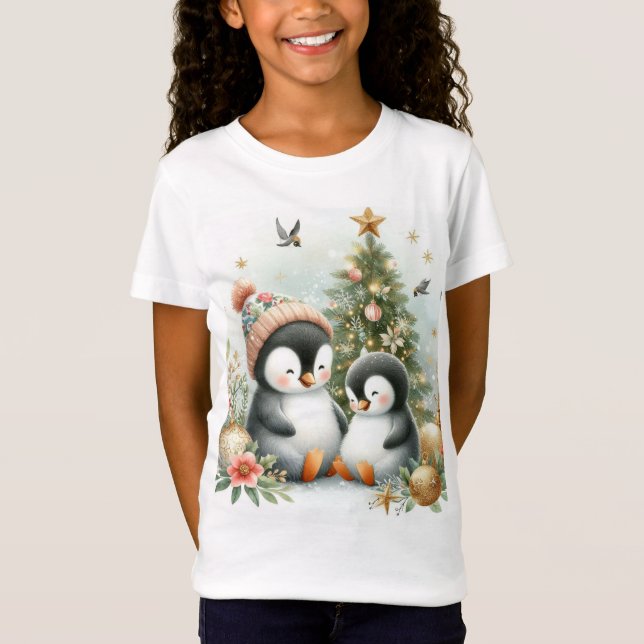 Camiseta Pinguins Natal (Frente)