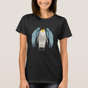 Camiseta Pinguins podem voar angelasas brancas e anjo de ge