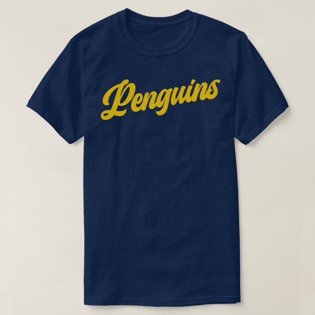 Camiseta Pinguins Retro Pittsburgh Penguins (Frente do Design)