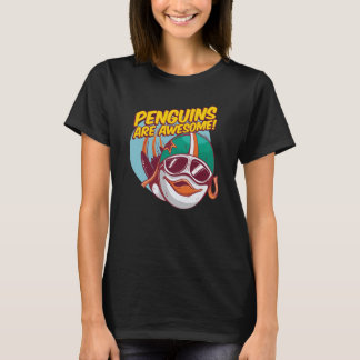 Camiseta Pinguins São Animais Polares Incríveis De Pinguins