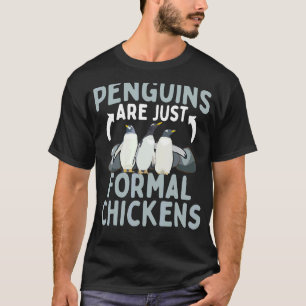 Camiseta Pinguins São Apenas Frangos Formais Pinguins Forma