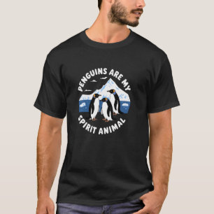 Camiseta Pinguins São Meu Espírito Animal Antártica Pinguim