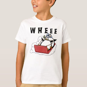 Camiseta Pinguins Sleding T-shirts