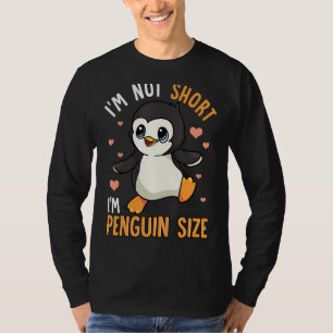 Camiseta Pinguins Zoo Animais Engraçado Não sou Curto Sou P