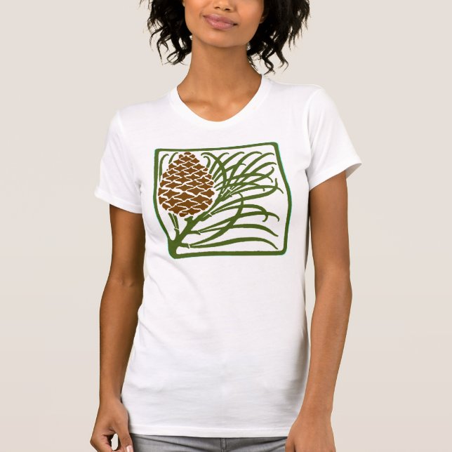 Camiseta Pinhão Art Nouveau (Frente)