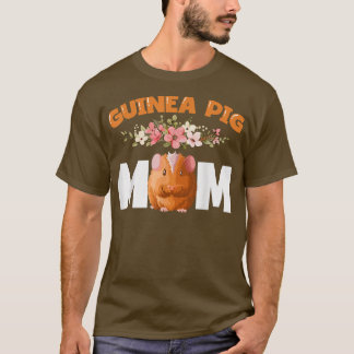 Camiseta Pinheiro-da-índia bonitinho Pig Mãe Guiné Pig M