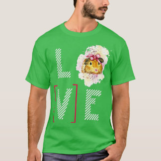 Camiseta Pinheiro-da-índia Presente Pet Lover Guiné Porco