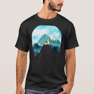 Camiseta Pinheiros de montanha Pinheiros Azuis-do-céu estão