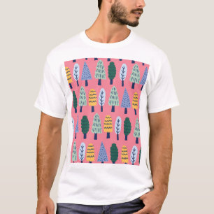 Camiseta Pinheiros lindos: padrão infantil.