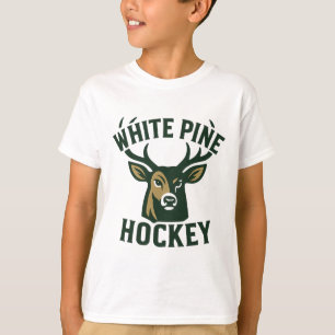 Camiseta Pinho Branco Hockey Bucks College Oficial Vintage