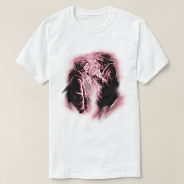 Camiseta Pink Aura Smoke Aesthetic Anime Boys (Frente do Design)