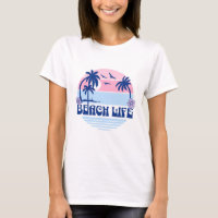 Pink Azul Pastel Sunset Beach