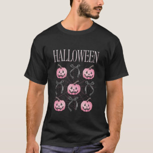 Camiseta Pink Coquette Halloween – Arte de Abóbora Fofa