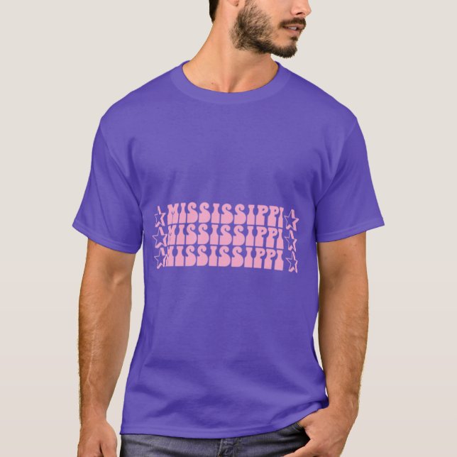 Camiseta Pink do Mississippi (Frente)