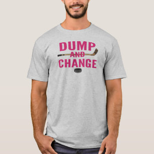 Camiseta Pink Dump and Change Hockey
