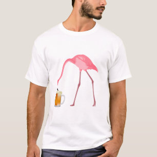 Camiseta Pink Flamingo Beer Lover